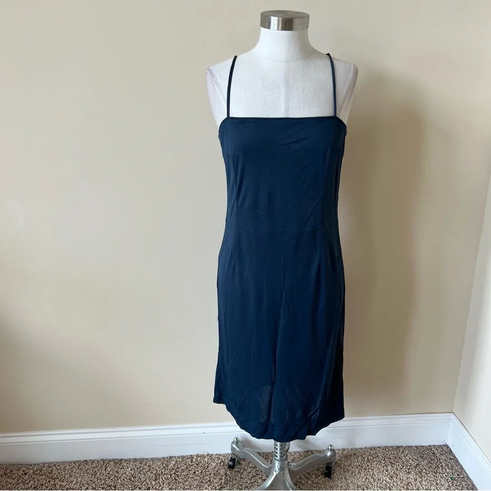 Akris Punto minimalist strappy slip dress 13271